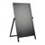 Stoepbord hout FLIP, 490 x 890mm zwart 