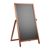 Stoepbord hout FLIP, 490 x 890mm bruin 