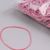 Rubberen elastieken, rood 60 mm | 1 mm