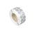 Textiel versterkte kleefrondjes, zilver 30 mm | 2000 st | 2-baans 