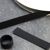 Klittenband, back to back (rol met 25 m) 25 mm | zwart 