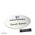 Naambadges aluline-plus® alu-complete roestvrij stalen pin 65 x 43 mm  | zilver 