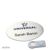 Naambadges aluline-plus® alu-complete magneet 65 x 43 mm  | zilver  | smag® magneet 