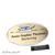 Naambadges polar® alu-print roestvrij stalen pin 65 x 43 mm  | goud 