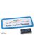 Naambadges office quick-print magneet 75 x 27 mm  | middenblauw  | smag® magneet, extra sterk 