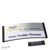 Naambadges polar® alu-print roestvrij stalen pin 74 x 34 mm  | zwart  | zilver 