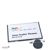 Naambadges wit klemmen Vista 40 60 x 37 mm  | antraciet 
