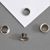 Flensringen/eyelets voor papier Nr. 8E - 5,5mm - 3,2mm  | vernikkeld 