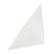 Driehoek insteekhoezen, zelfklevend, papier 100 x 100 mm | wit