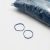 Rubberen elastieken, blauw 30 mm | 1 mm