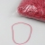 Rubberen elastieken, rood 90 mm | 1 mm