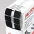 Klittenband vierkantjes in dispenserdoos, 230 sets, 20 mm, zelfklevend, zwart zwart | Format: 20 x 20 mm