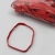 Rubberen elastieken, rood 100 mm | 10 mm