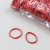 Rubberen elastieken, rood 30 mm | 3 mm