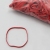 Rubberen elastieken, rood 80 mm | 5 mm