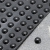 Stootdoppen, halfrond, zelfklevend 6.4 mm | zwart