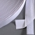 Klittenband, zelfklevend, luskant (rol á 25 m) 16 mm | wit