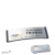 Naamplaatjes polar® alu-complete 64 x 22 mm | antraciet | zilver | smag® magneet