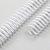 Kunststof bindruggen (PVC-Coils), A4, 4:1 Deling 6 mm | wit
