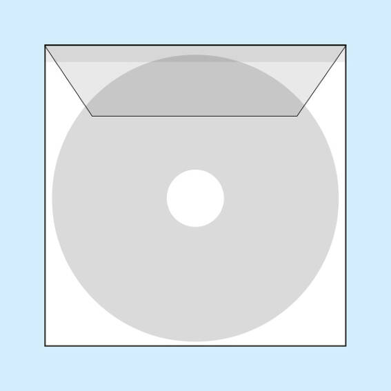 bron Panorama Landelijk CD-hoesjes, zelfklevend, voor mini-CD, met klep | SPRINTIS