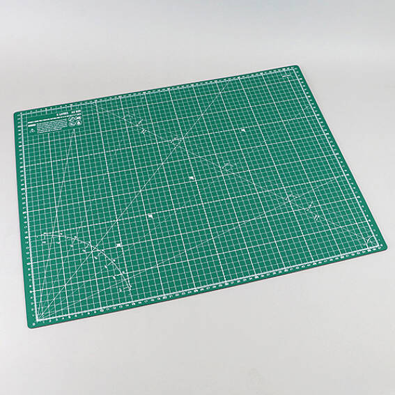 magneet correct Sada groen|zwart Snijmat, A2, 60 x 45 cm, zelfherstellend, met  raster/ruitpatroon | SPRINTIS