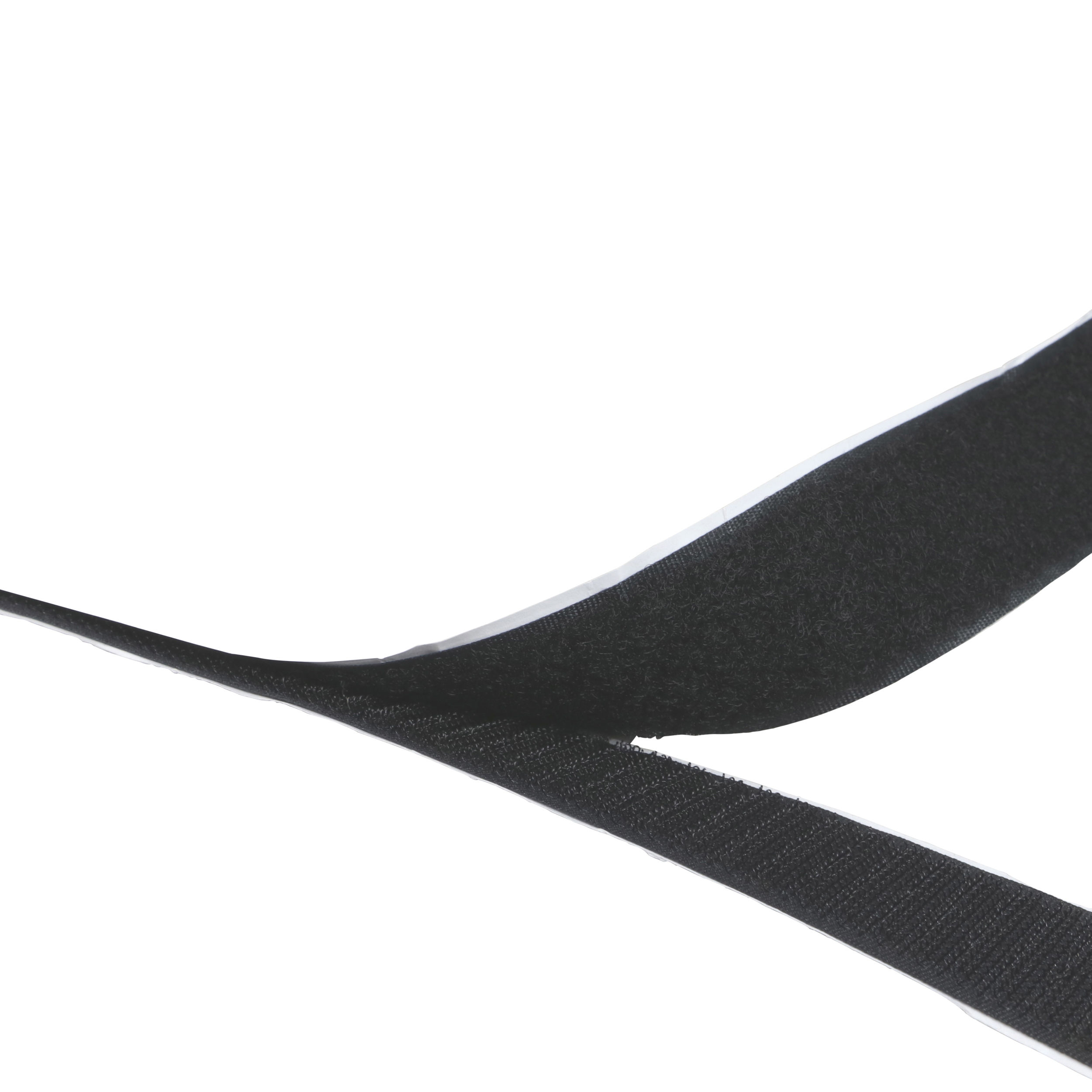 Hoofdkwartier toonhoogte Piraat 38 mm | zwart Zelfklevend klittenband, set bestaande uit 25 m lusband en 25  m haakband | SPRINTIS